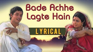 Bade Achhe Lagte hain| Amit Kumar Lyrics