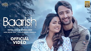 Baarish Ban Jaana Hindi English| Stebin Ben Payal Dev Lyrics