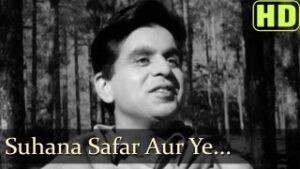 Suhana Safar Aur Ye Hindi English| Mukesh Lyrics